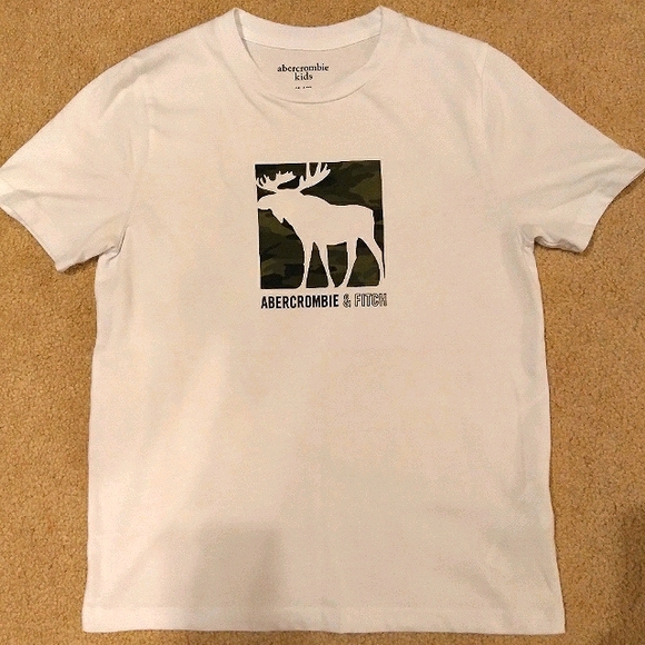 Abercrombie Kids Camo Pattern Logo Tee - Picture 3 of 3